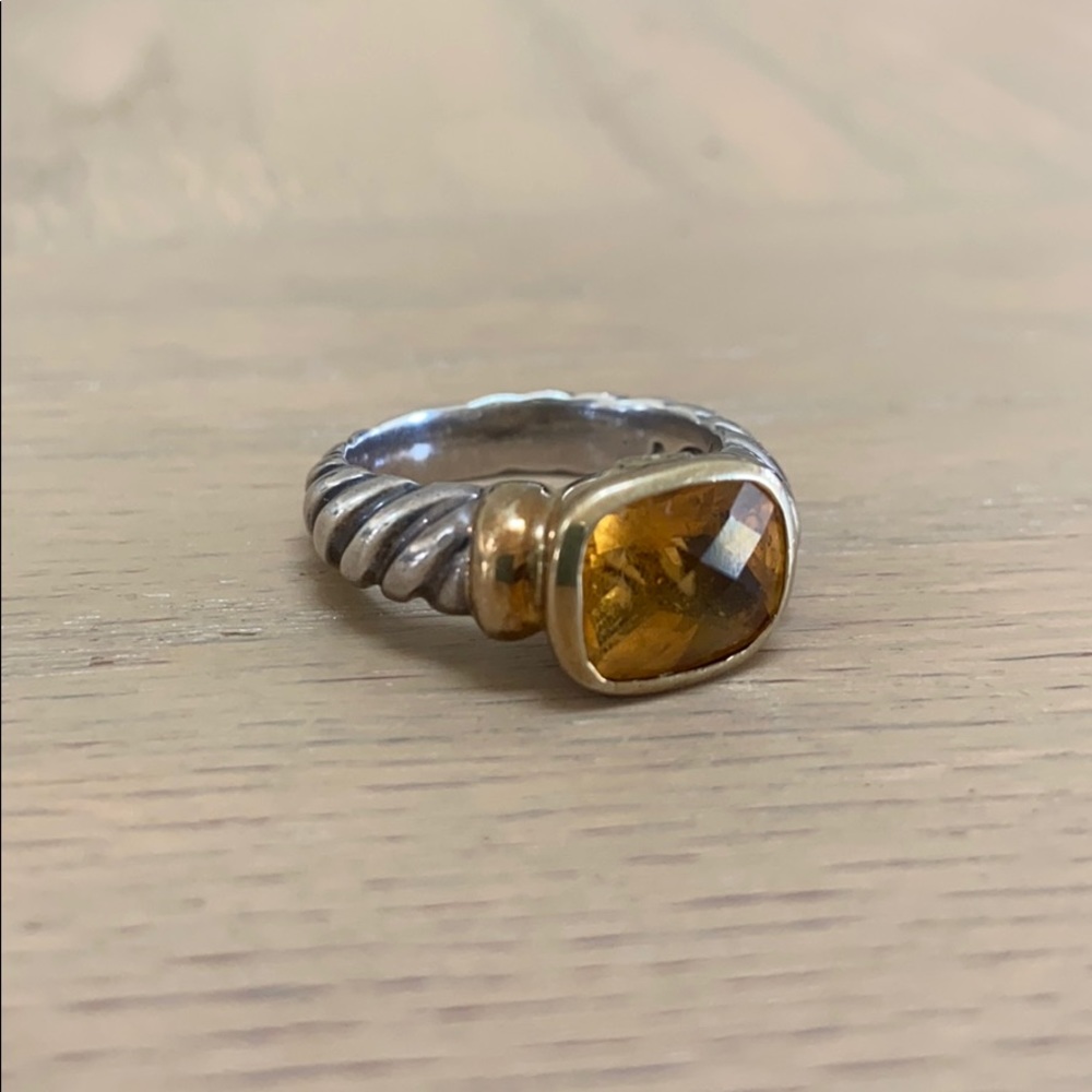 David Yurman Noblesse Ring-Citrine